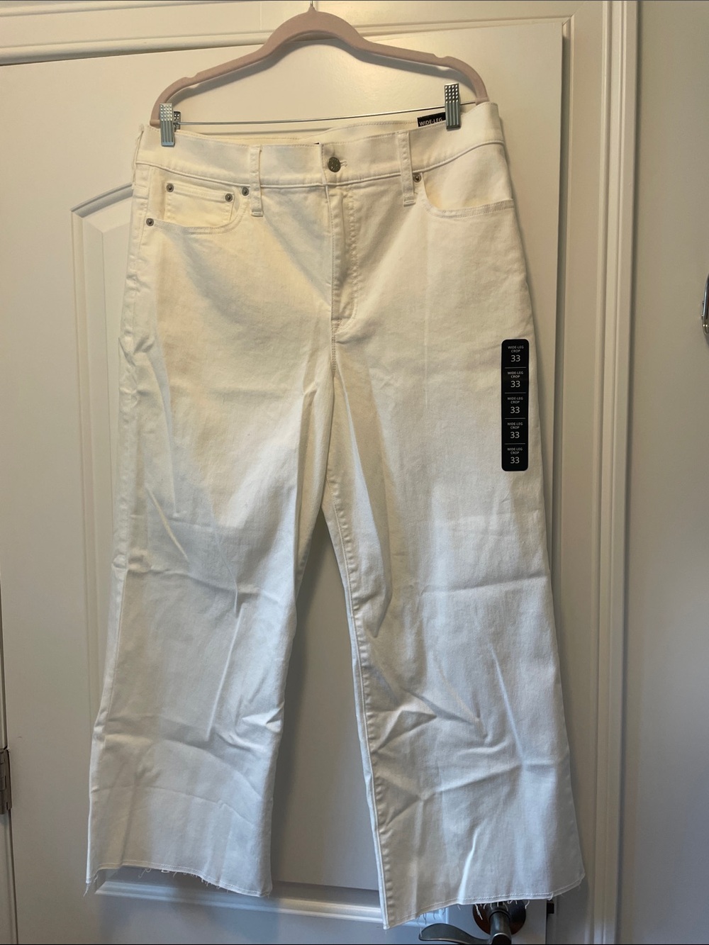 J. Crew Wide-Leg Cropped Jeans